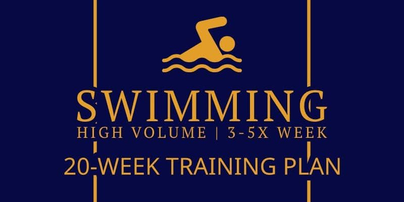 20 - Week High Volume Swimming Training Plan - Breno Melo Endurance Coaching