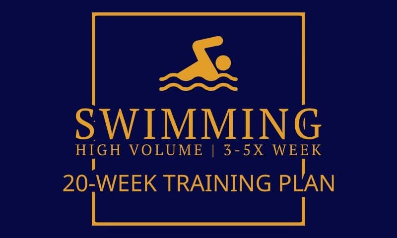 20 - Week High Volume Swimming Training Plan - Breno Melo Endurance Coaching